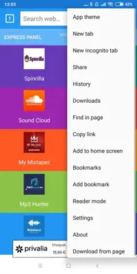 Music Browser android App screenshot 9