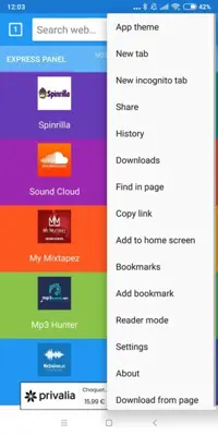 Music Browser android App screenshot 2